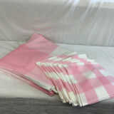 Old tablecloth & 10 napkins