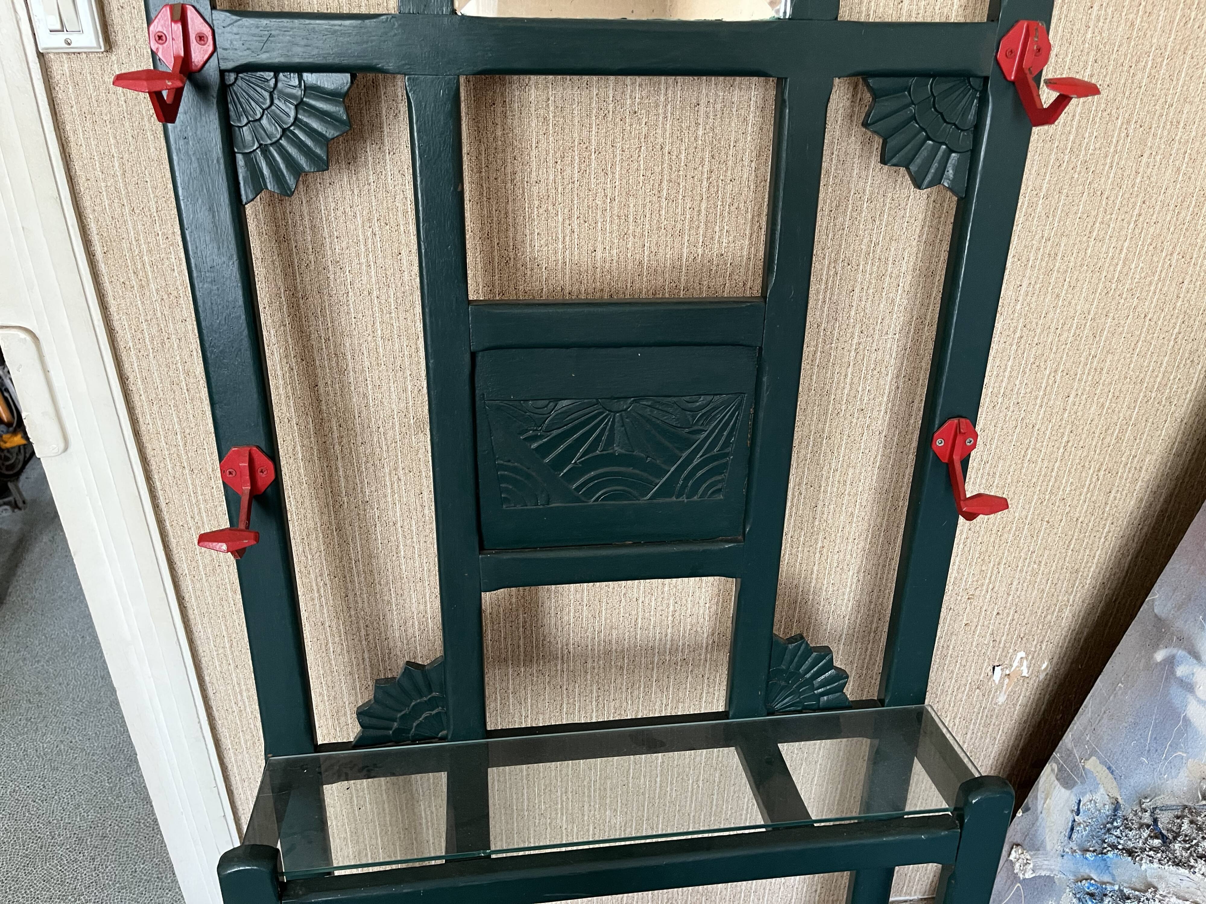 Art Deco entrance wardrobe from the 30s