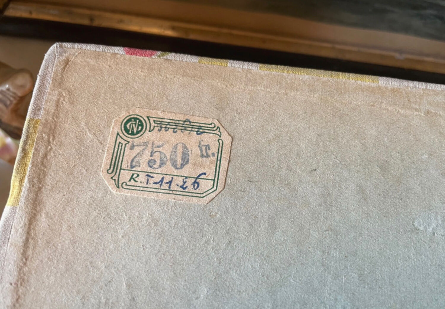 Sewing box in vintage fabrics