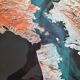 San Francisco Satellite Photographic Poster, CNES 1986, 50 x 60 cm, Publisher Spot Image