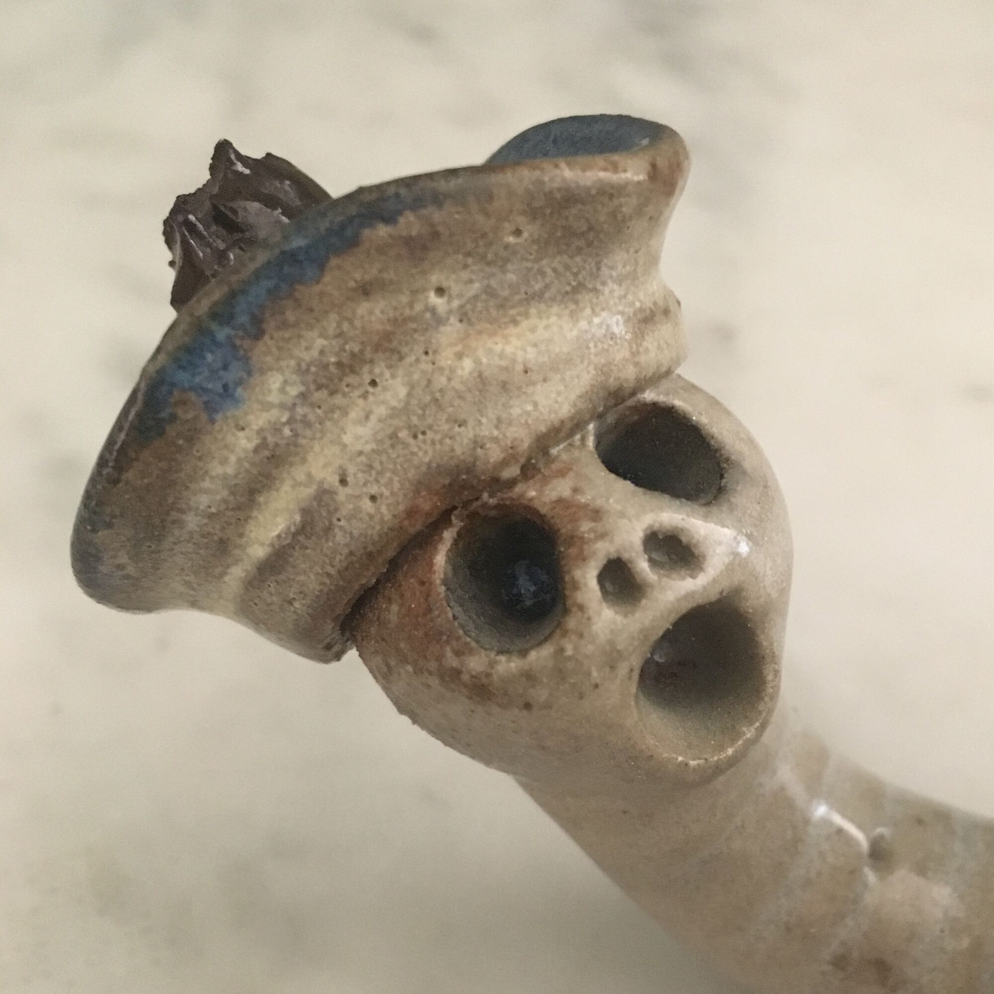 Vide-poche escargot en céramique de Vallauris par Alexandre Kostanda