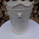 Vintage tin flower pot bucket