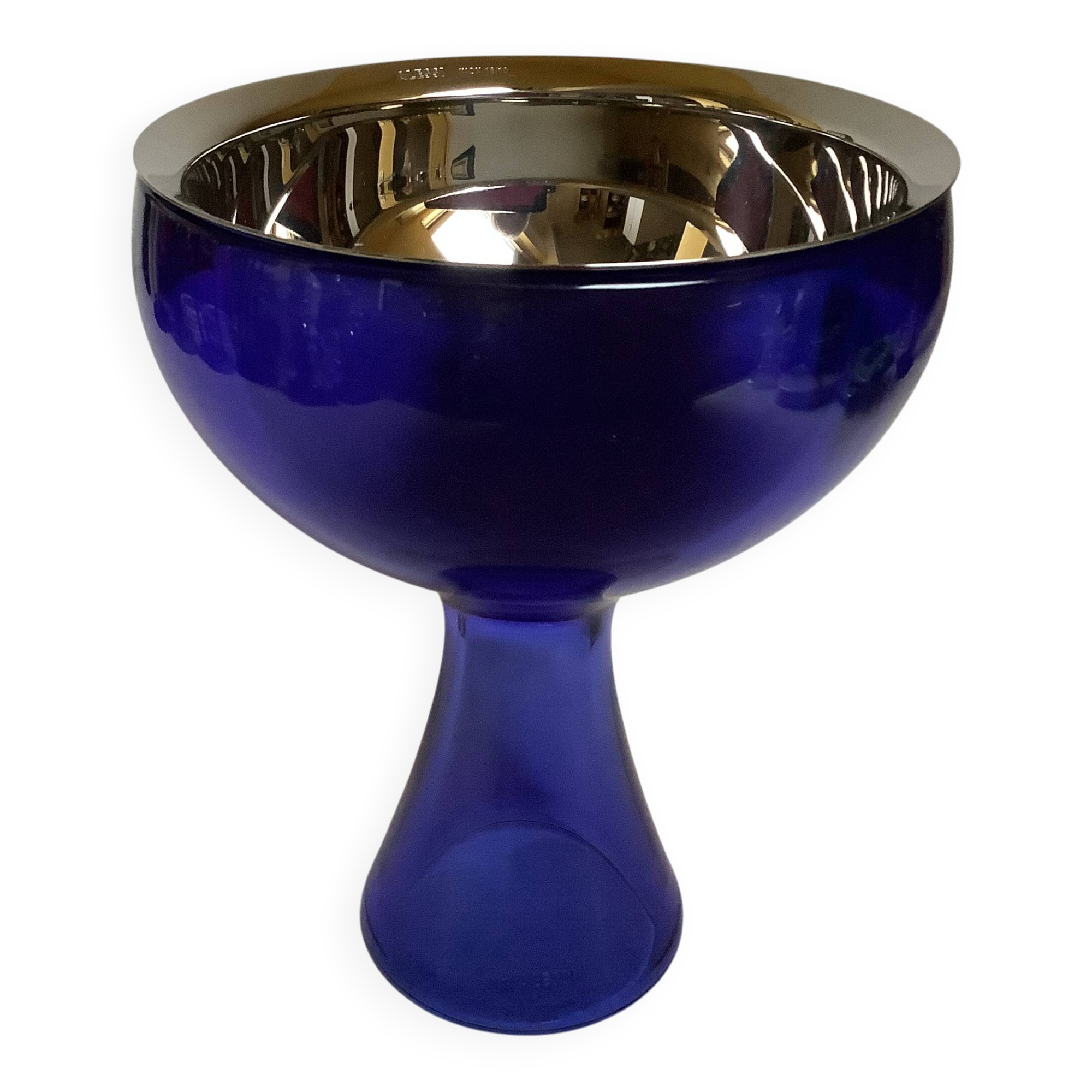 Alessi cobalt blue trinket tray 2002