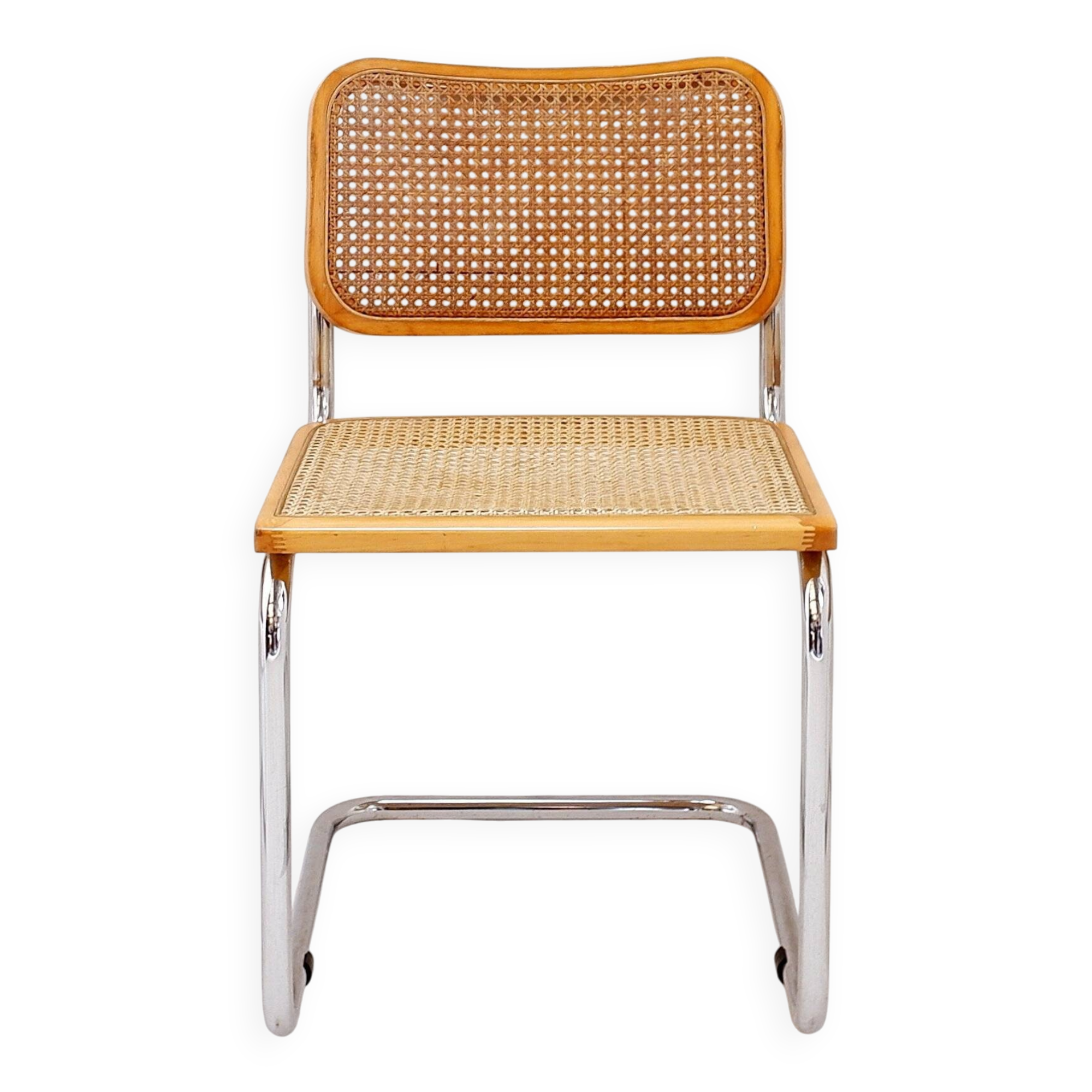 Vintage Cesca chair in light wood - Italy