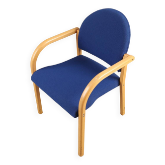 Stackable beech living room chair 1970 Norway
