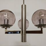 3-light space age chandelier from the 60s-70s