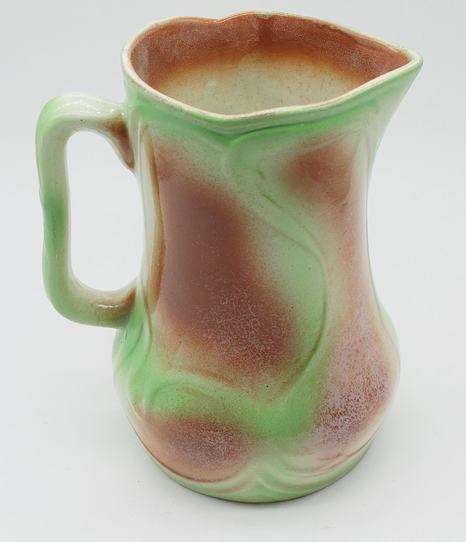 Ceramic pitcher iron earth