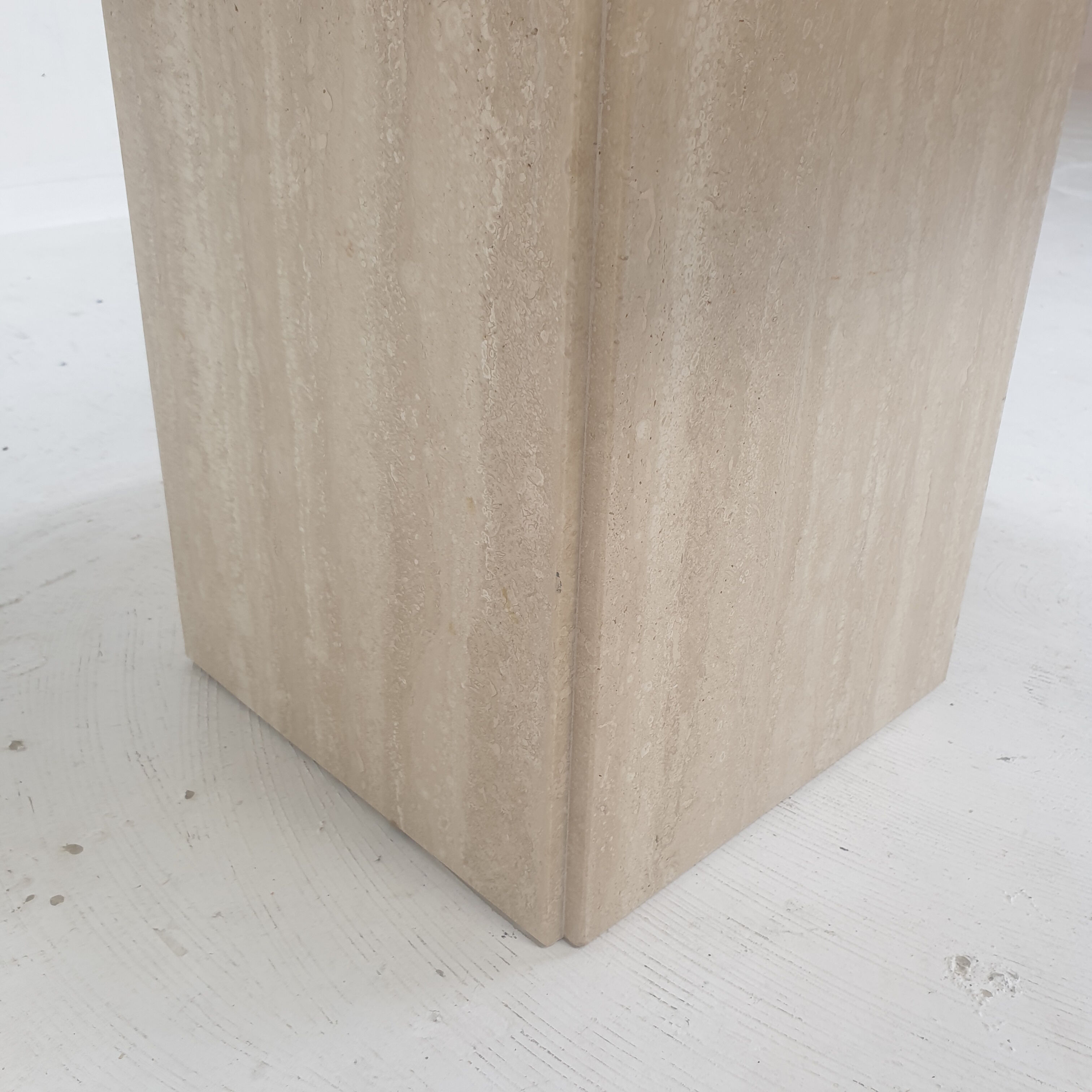 Italian Travertine Coffee Table, 1980's