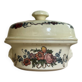 Vintage small terrine sweet box Sarreguemines Obernai