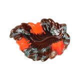 Vintage Fruit Bowl in the Shape of a Leaf Vallauris France