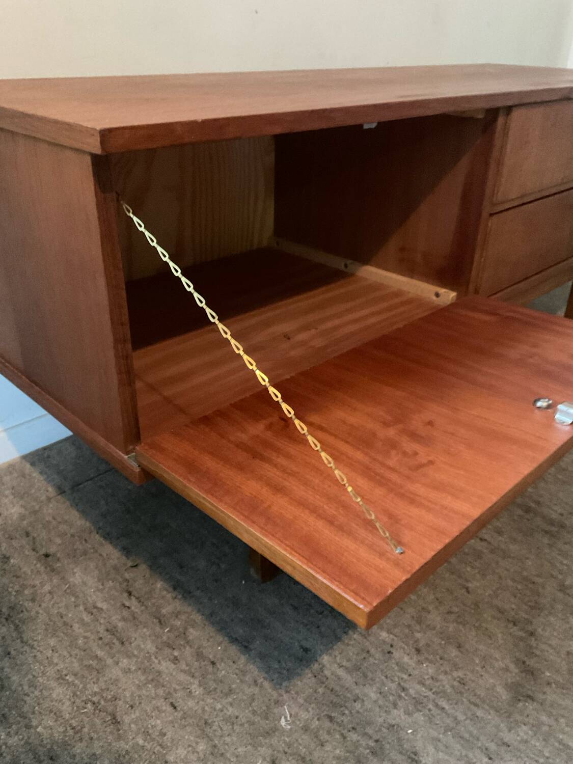 Vintage teak TV stand