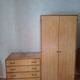 Asymmetrical chest of drawers