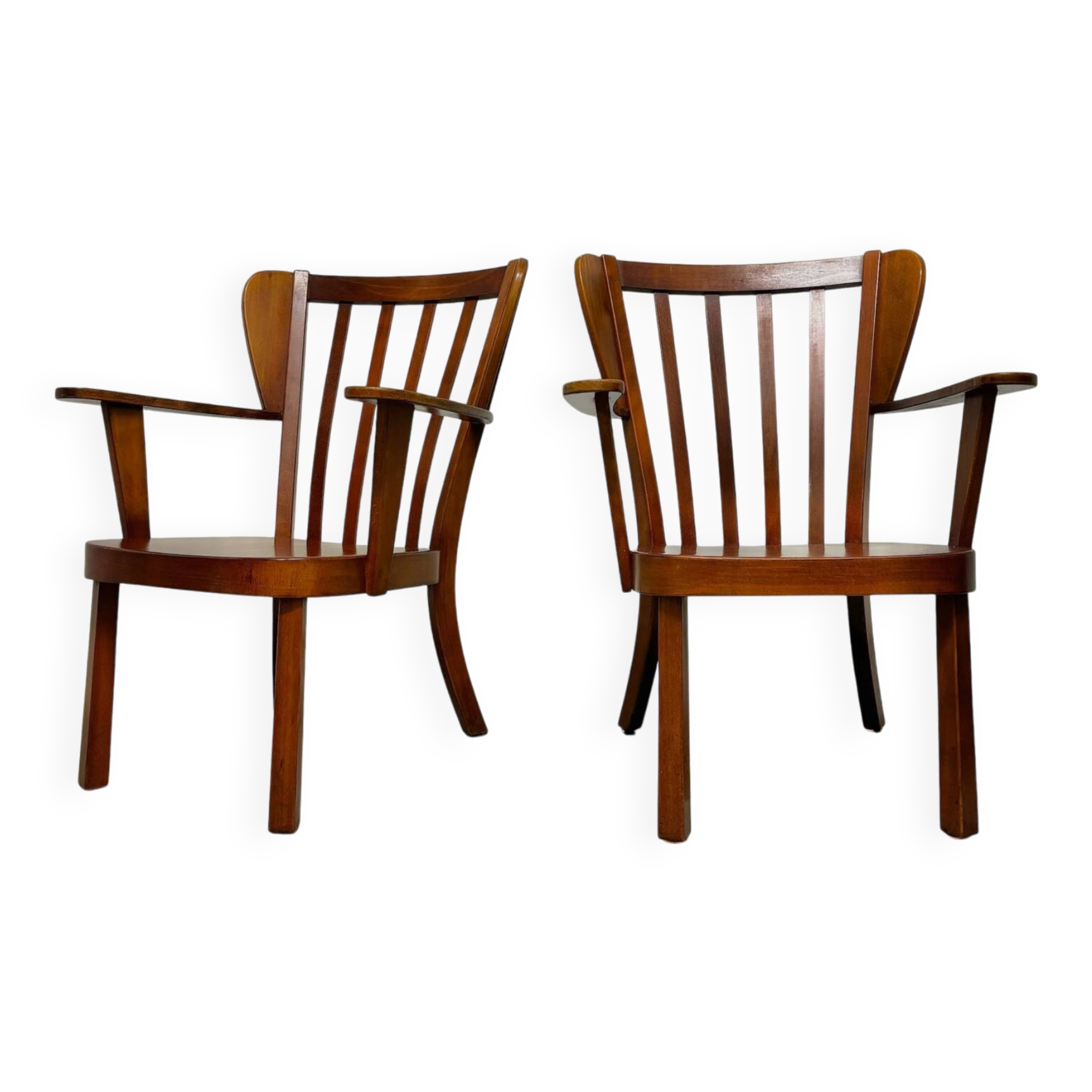 Mid-Century Armchairs by Fritz Hansen from the 40s