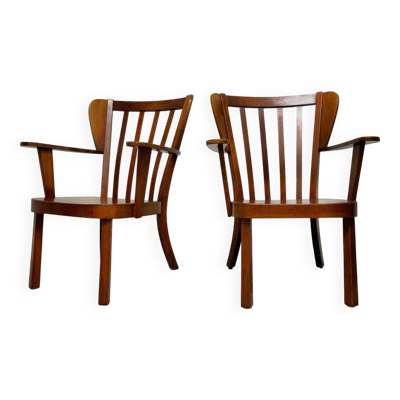 Fauteuils Mid-Century de Fritz Hansen années 40