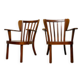 Mid-Century Armchairs by Fritz Hansen from the 40s