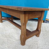 Solid oak farmhouse coffee table