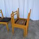 Set of 14 Vintage Scandinavian Dining Chairs / Yugoslav Wooden Bistro Chair
