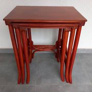 Ensemble de trois tables Pologne Cracovie années 1930