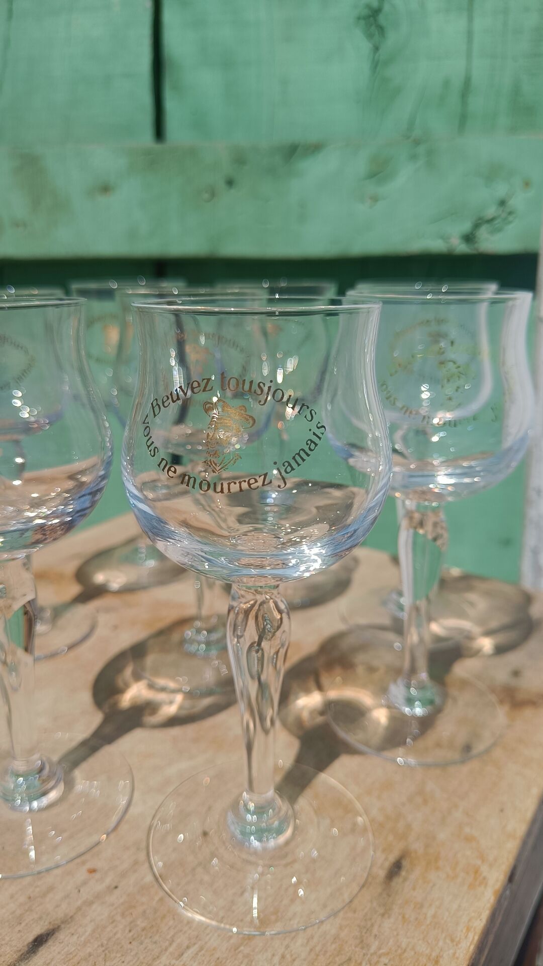 Chinon Rabelaisian glasses – Touraine – vintage glassware