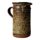 Pyrite ceramic stoneware pitcher signed Truchon Oletta Corse