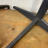 Two vintage industrial stools