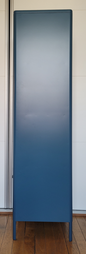 Storage cabinet for bedroom or desk in blue steel (IDASEN IKEA range 2021)