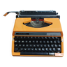 Silver reed 280 fast spacer orange qwertz typewriter