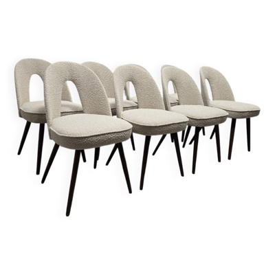 Chaises de salle à manger d'Antonin Suman, années 1960, ensemble de 8