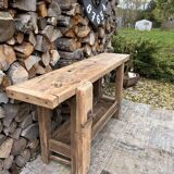 Renovated carpenter's workbench