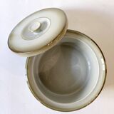 Plat/soupière en grès de grand feu, faïencerie de Brenne, années 1970-1980