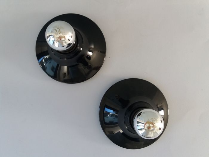 Pair of wall sconces Artemide "Teti" Vico Magistretti