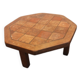 coffee table attributed to Roger Capron 1950