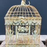 Cage à oiseaux carrée en métal