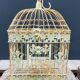 Square metal birdcage