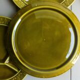 Five plates with scandinavian ceramic hors d'oeuvres
