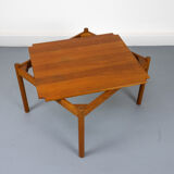Solid teak coffee table by Kai Kristiansen for Magnus Olesen, 1960s