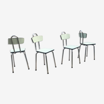 Series 4 vintage chairs formica