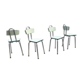 Series 4 vintage chairs formica
