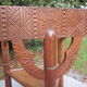 Fauteuil tripode en chêne mouvement breton Ar seiz Breur