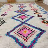 Azilal Berber rug in handmade wool 255 X 153 CM