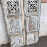 Pair of fir shutters