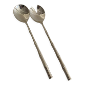 Cutlery vintage bamboo salad