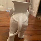 Porcelain elephant vase