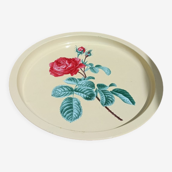 Vintage tray, flower