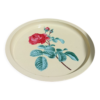 Vintage tray, flower