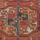 Tapis d'orient turkmen ancien fait main boukhara  118 X 105 cm
