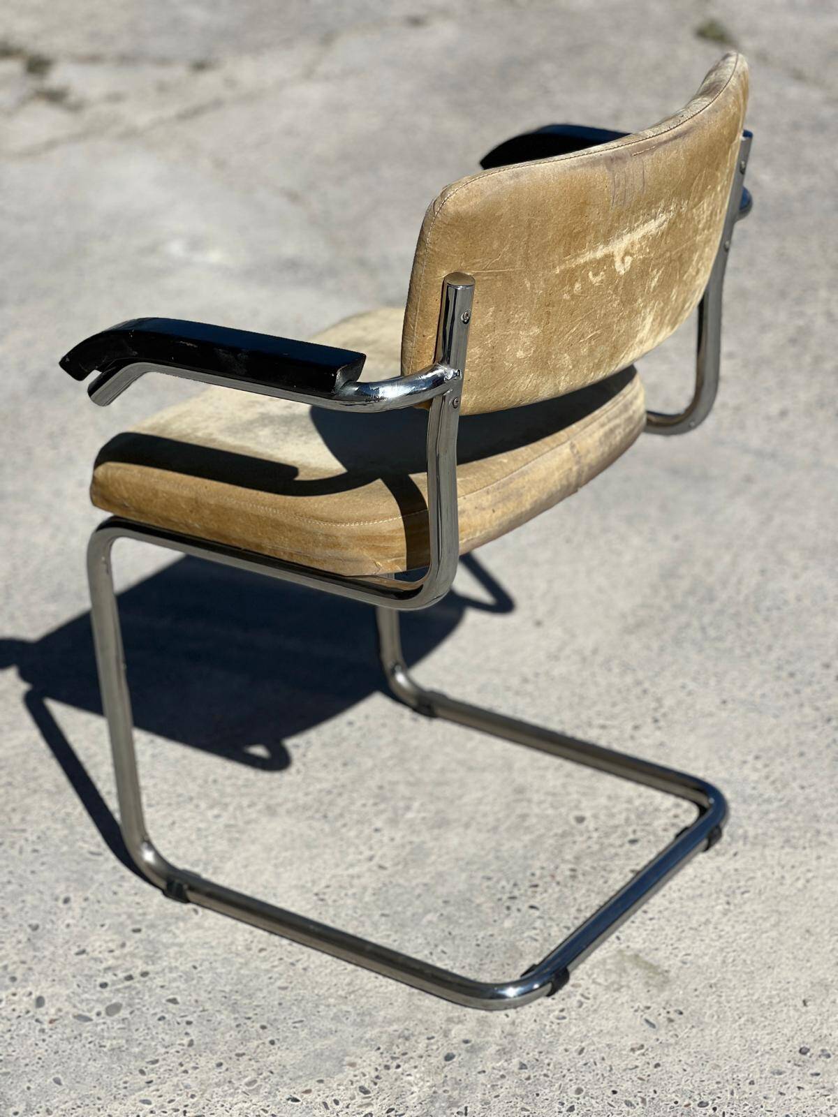 Set of 6 Marcel Breuer S64 armchairs for Thonet 1950
