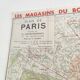 Carte vintage Paris et ses quartiers 1970