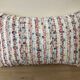 Coussin tweed rouge Malhia Kent