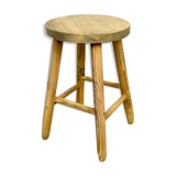 Tabouret en bois brut